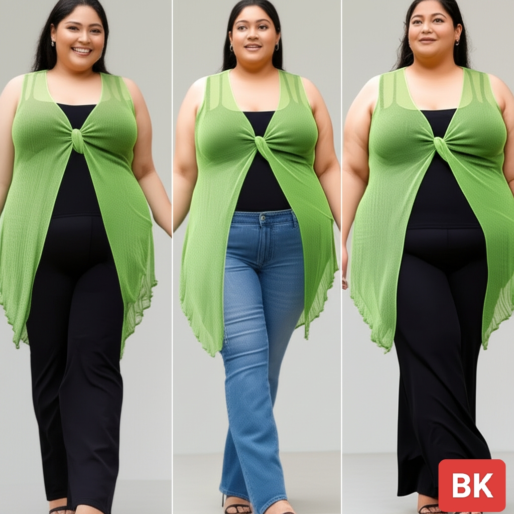 Lightweight Plus-Size Knitwear for Women
